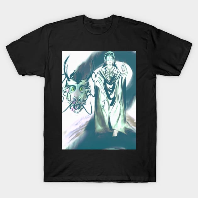 Quan Yin T-Shirt by Vanessnessss